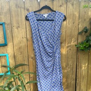 Super flattering, faux wrap dress by Charter Club, size 10